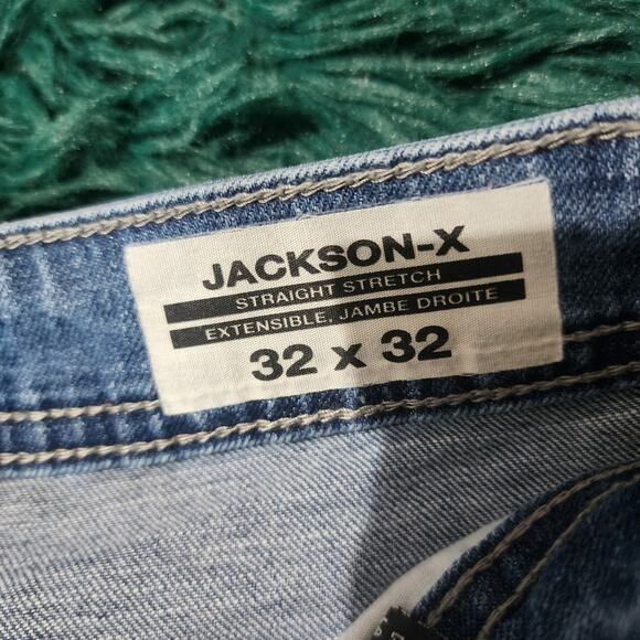 Buffalo David Bitton Jackson-X Light Wash Straight Stretch Jeans Men’s 32x32 - Picture 5 of 7